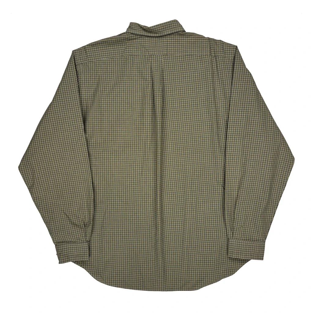 Ralph Lauren Checked Shirt - XL Brown Cotton - Image 2