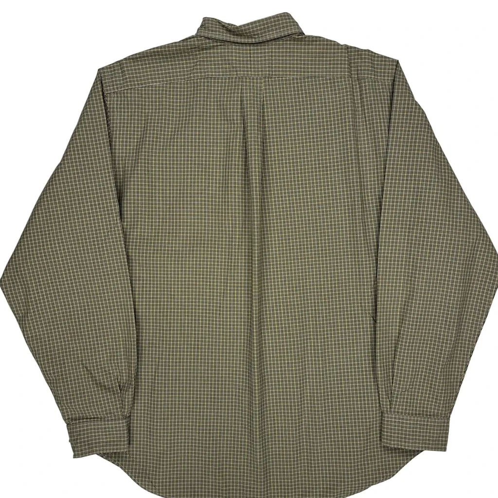 Ralph Lauren Checked Shirt - XL Brown Cotton - Image 6