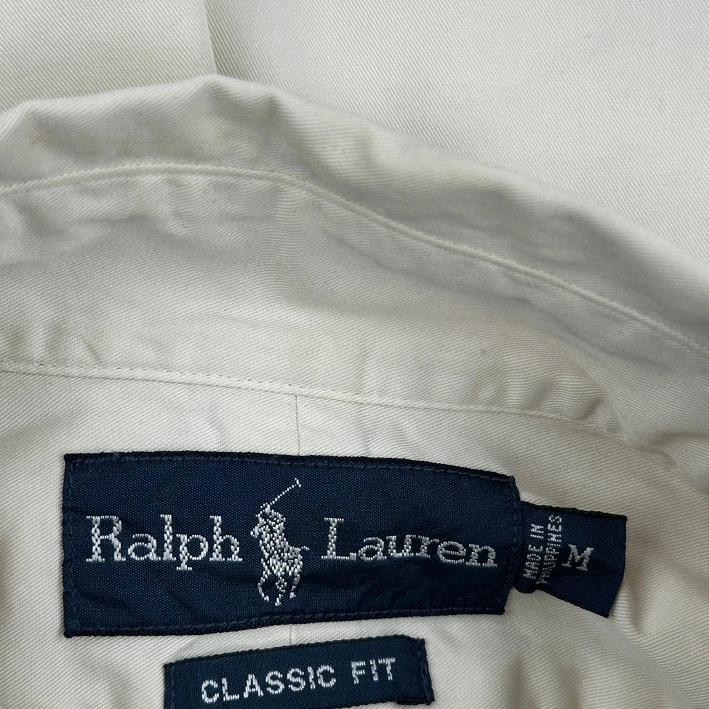Ralph Lauren Shirt - Medium Cream Cotton - Image 3