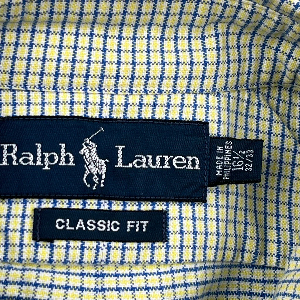 Ralph Lauren Checked Shirt - Large Gray Cotton - Image 3