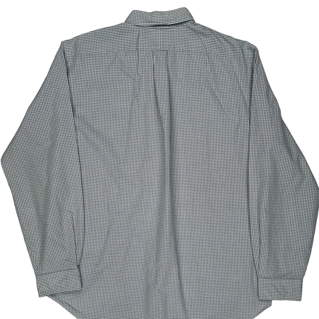 Ralph Lauren Checked Shirt - Large Green Cotton - Image 6