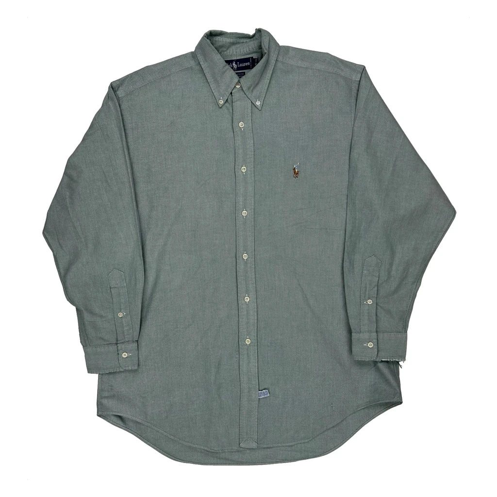 Ralph Lauren Shirt - Large Green Cotton