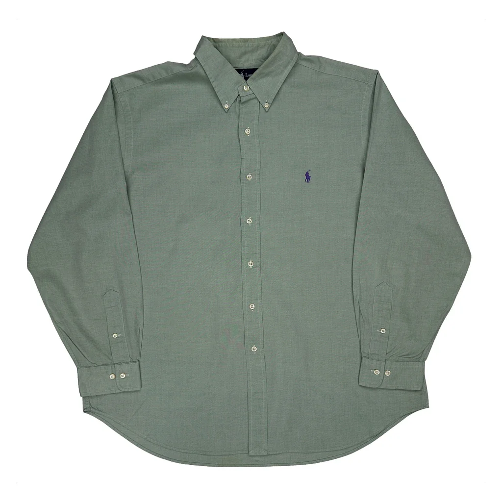 Ralph Lauren Shirt - XL Green Cotton