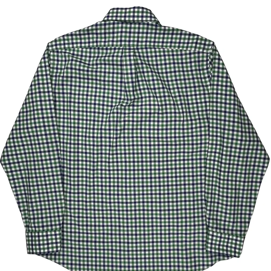 Ralph Lauren Checked Shirt - XL Green Cotton - Image 7