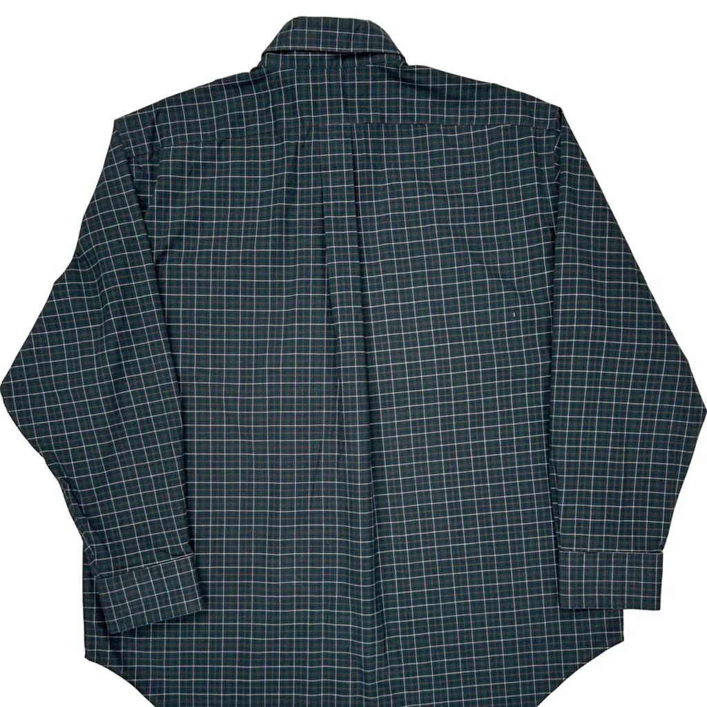 Ralph Lauren Checked Shirt - XL Green Cotton - Image 6