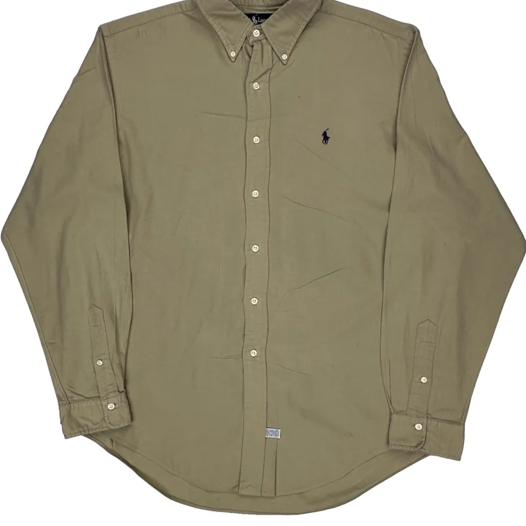 Ralph Lauren Shirt - XL Khaki Cotton - Image 4