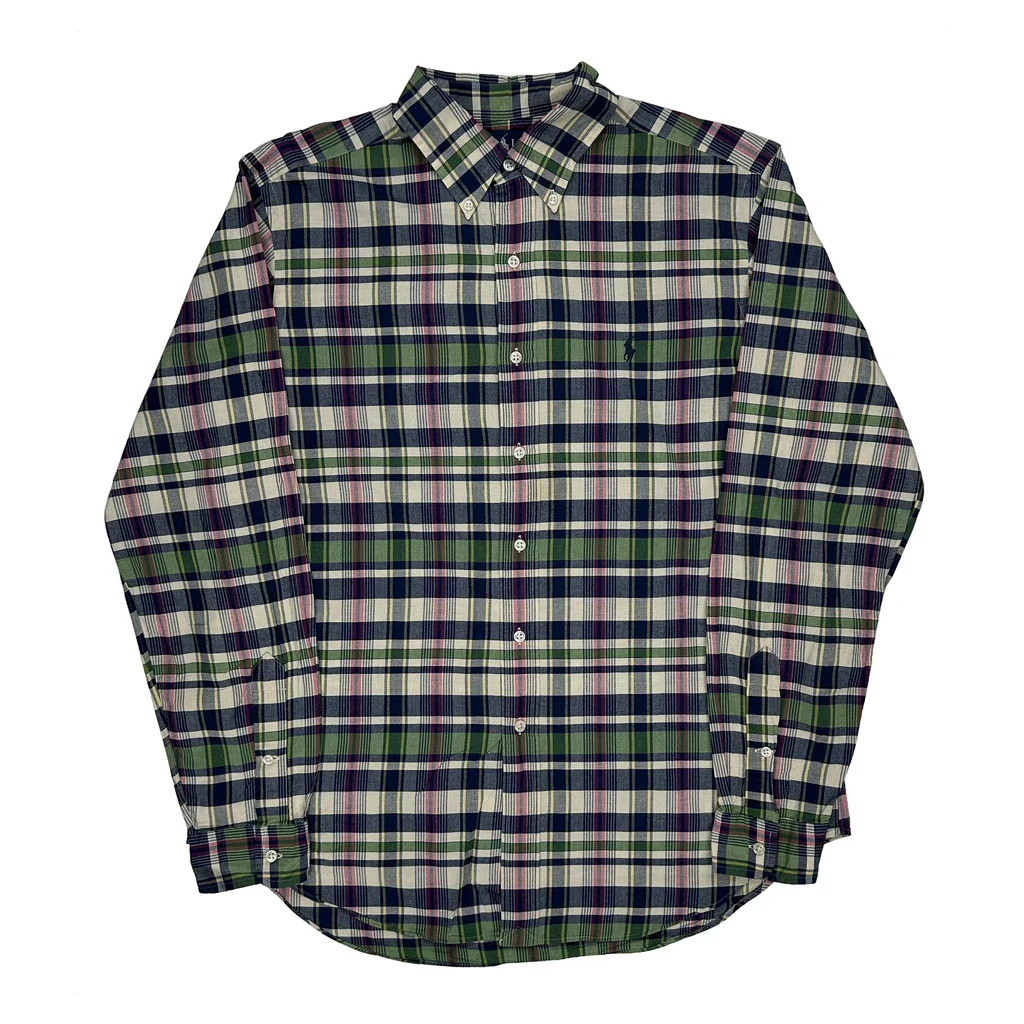 Ralph Lauren Checked Shirt - Large Multicoloured Cotton