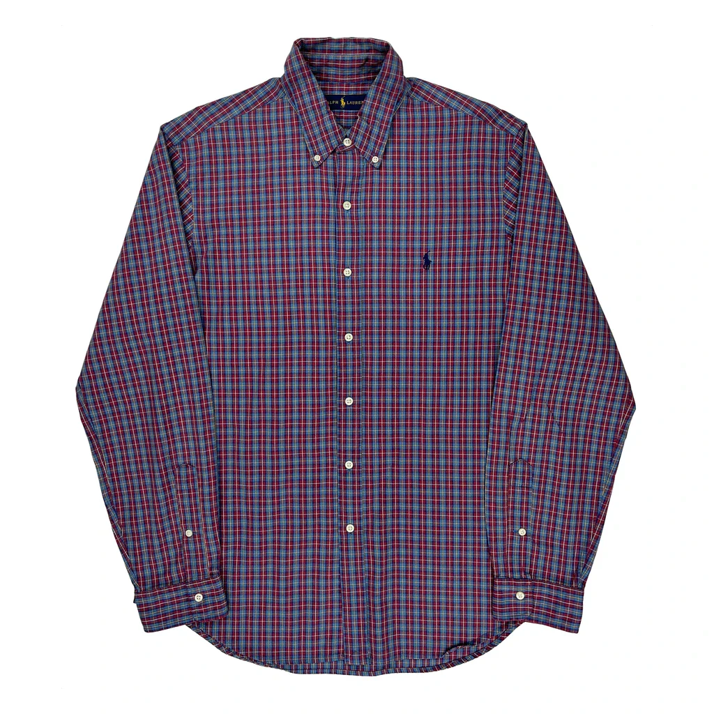 Ralph Lauren Checked Shirt - Large Multicoloured Cotton