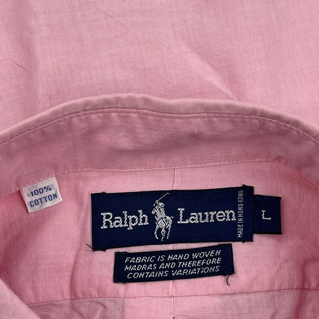 Ralph Lauren Shirt - Large Pink Cotton - Image 3