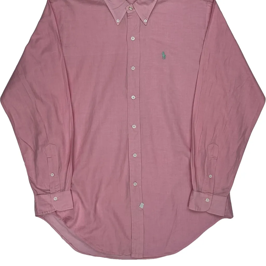 Ralph Lauren Shirt - Large Pink Cotton - Image 4