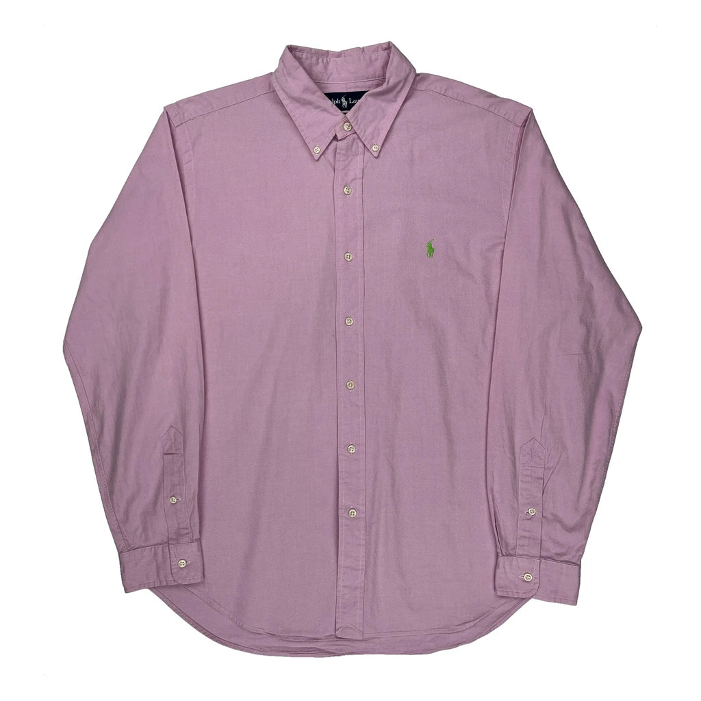 Ralph Lauren Shirt - Large Pink Cotton