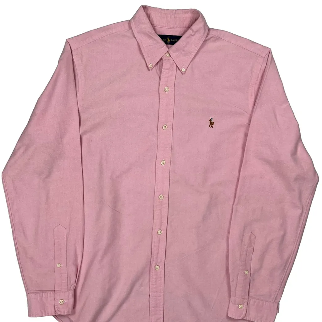 Ralph Lauren Shirt - Large Pink Cotton - Image 4