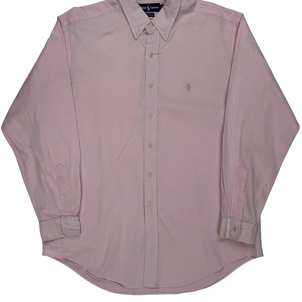 Ralph Lauren Shirt - Large Pink Cotton - Image 4