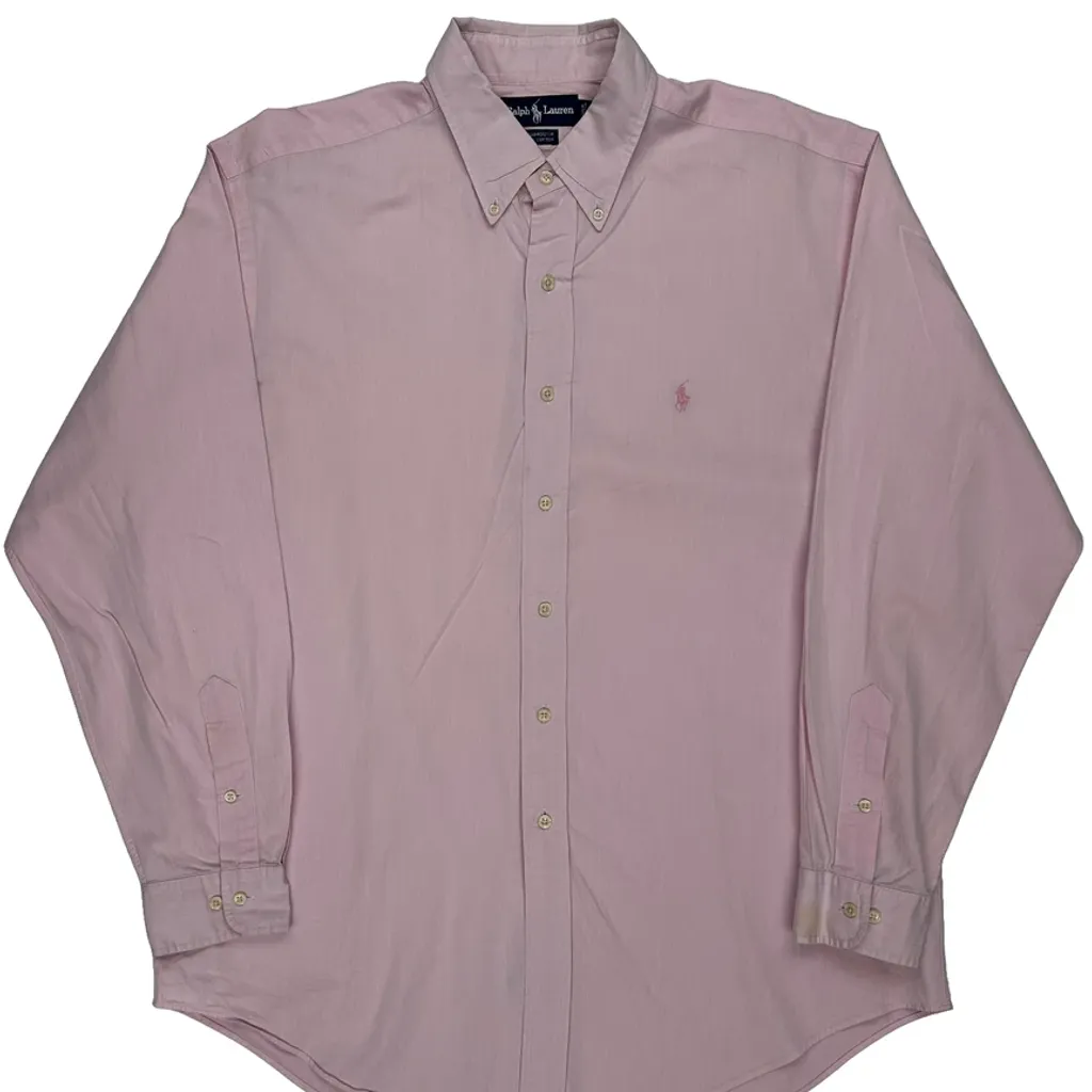 Ralph Lauren Shirt - Large Pink Cotton - Image 5