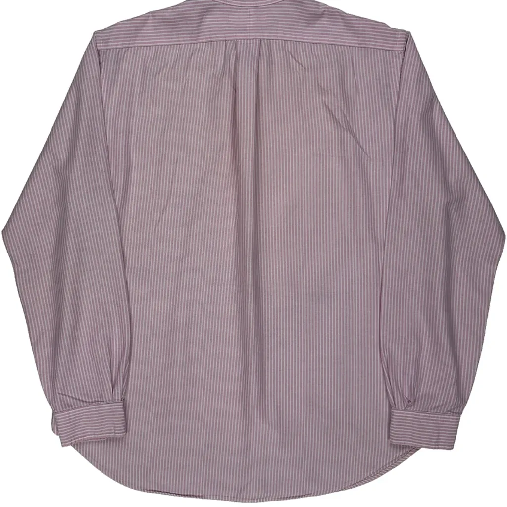 Ralph Lauren Striped Shirt - Large Pink Cotton - Image 6