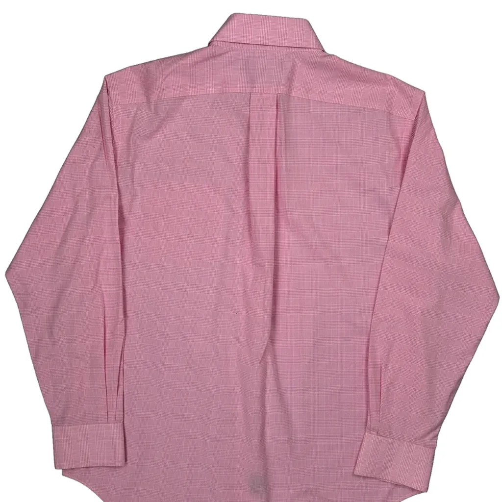 Ralph Lauren Checked Shirt - Medium Pink Cotton - Image 6