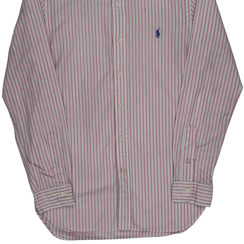 Ralph Lauren Slim Fit Shirt - Medium Pink Cotton - Image 5