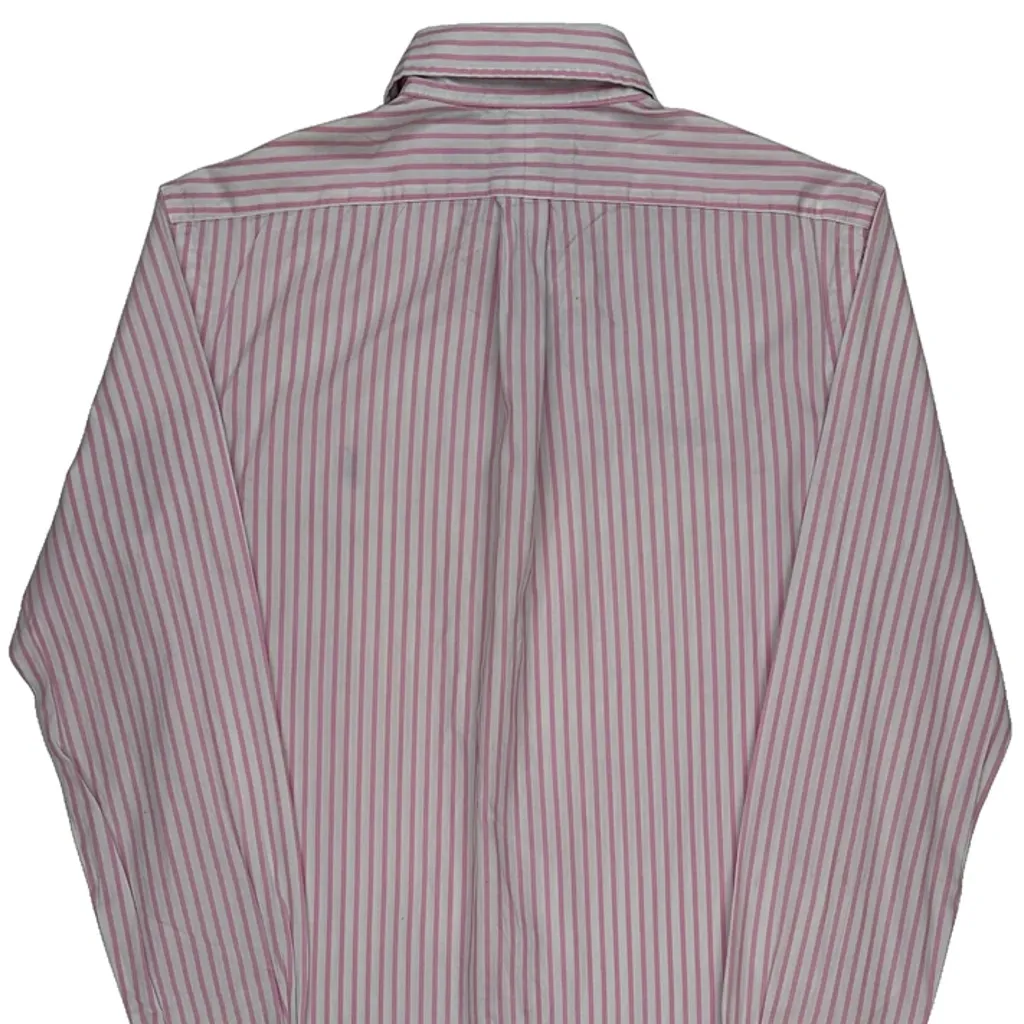 Ralph Lauren Slim Fit Shirt - Medium Pink Cotton - Image 7