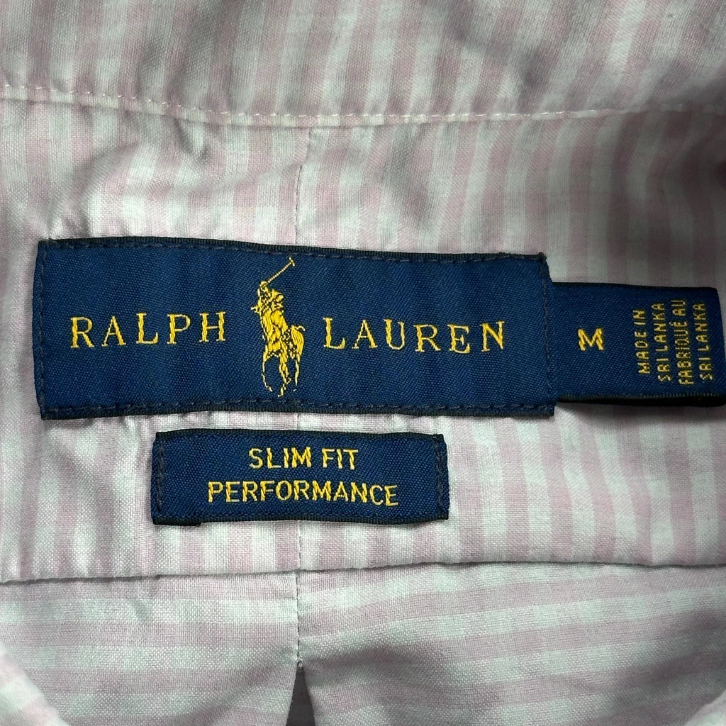 Ralph Lauren Slim Fit Shirt - Medium Pink Cotton - Image 3