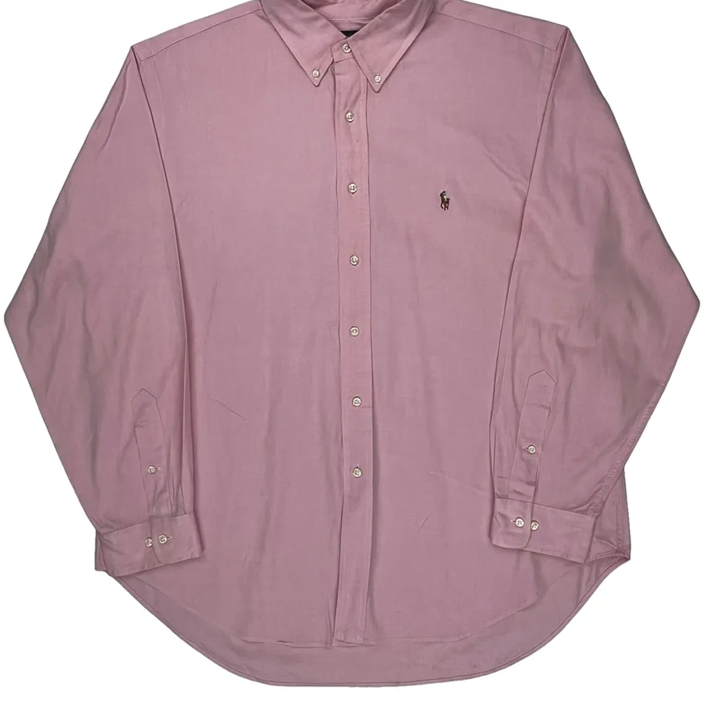Ralph Lauren Shirt - XL Pink Cotton - Image 4
