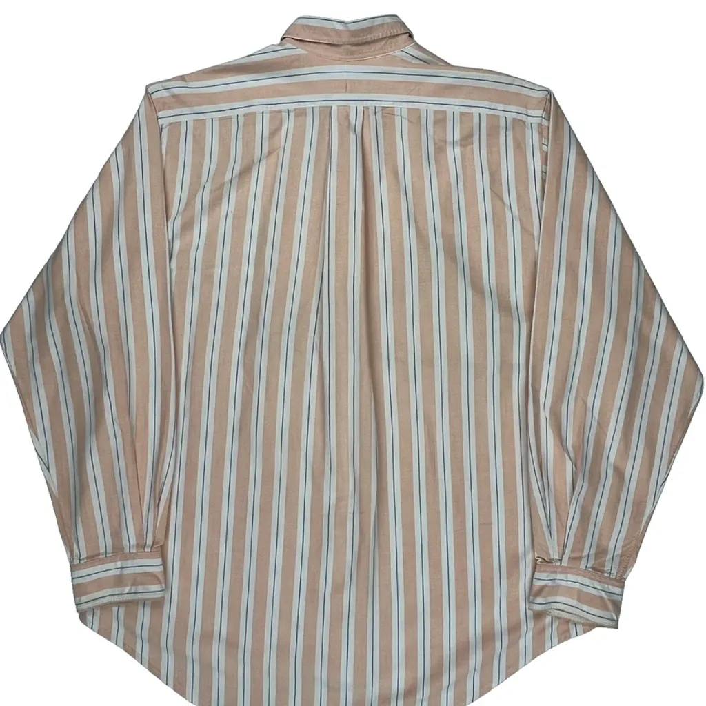 Ralph Lauren Striped Shirt - XL Pink Cotton - Image 7