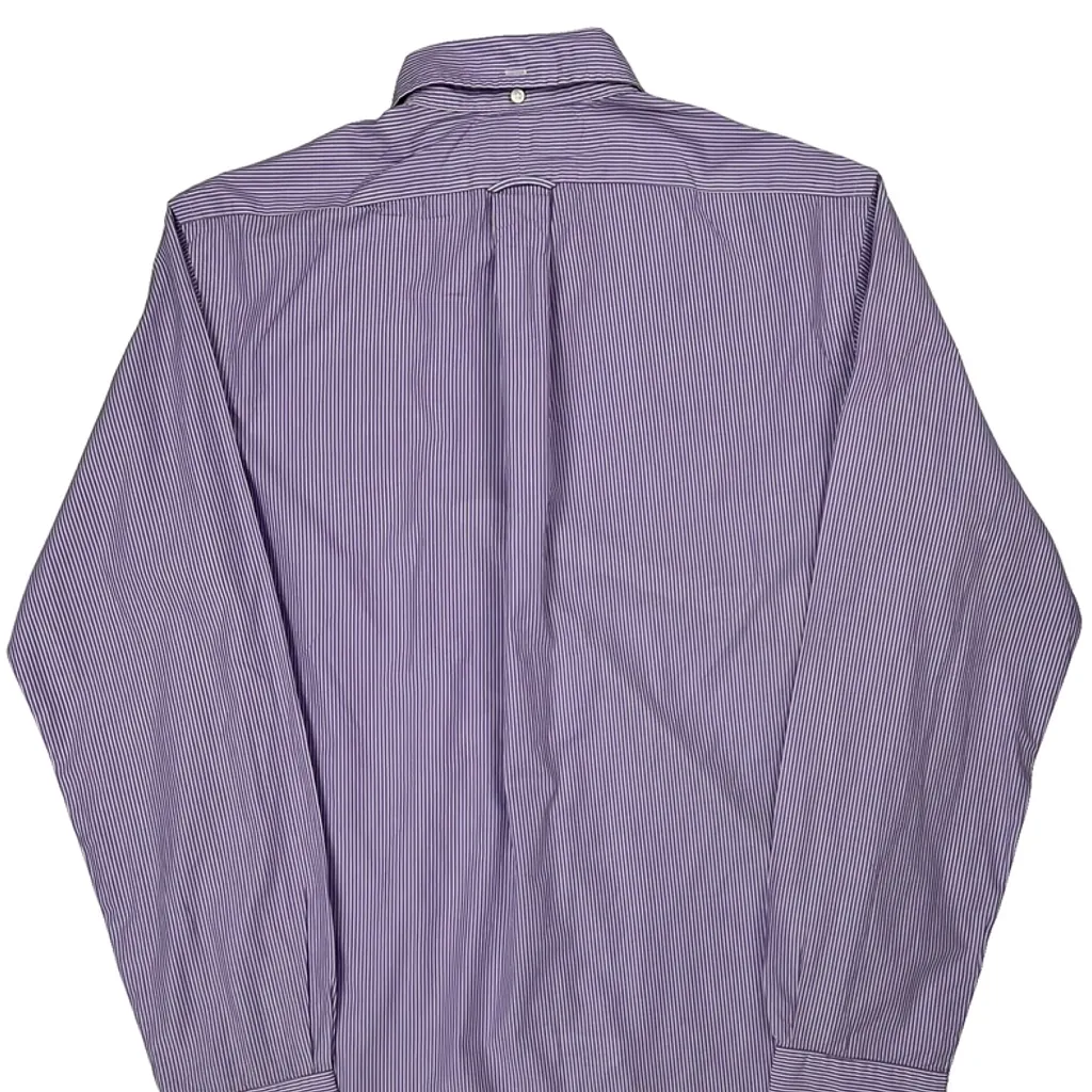 Ralph Lauren Striped Shirt - Medium Purple Cotton - Image 7