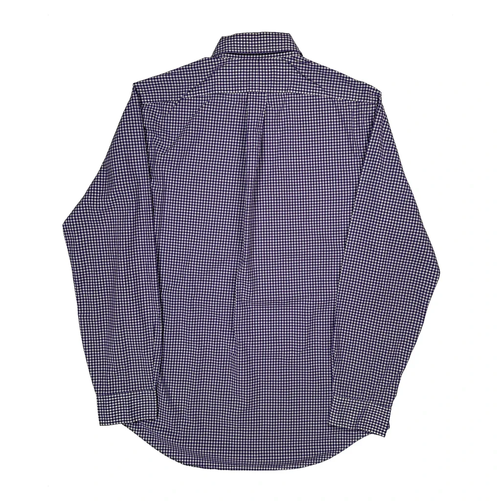Ralph Lauren Checked Shirt - Medium Purple Cotton - Image 2