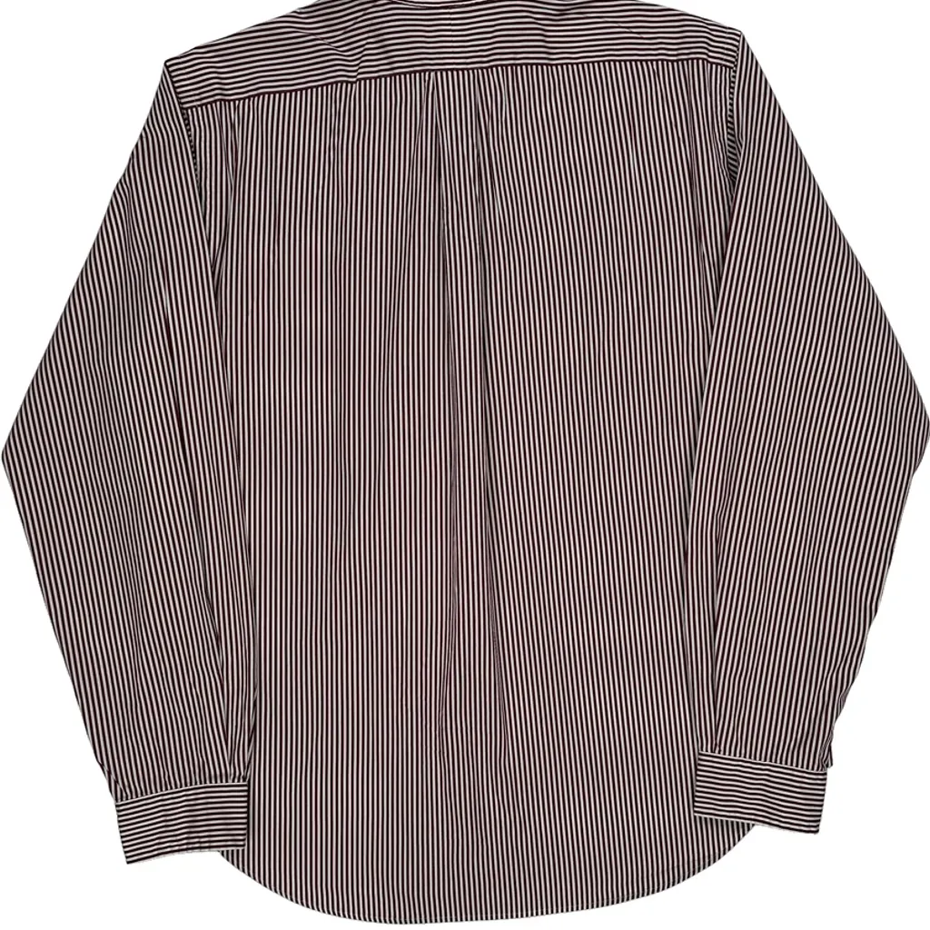 Ralph Lauren Striped Shirt - Large Red Cotton - Image 6