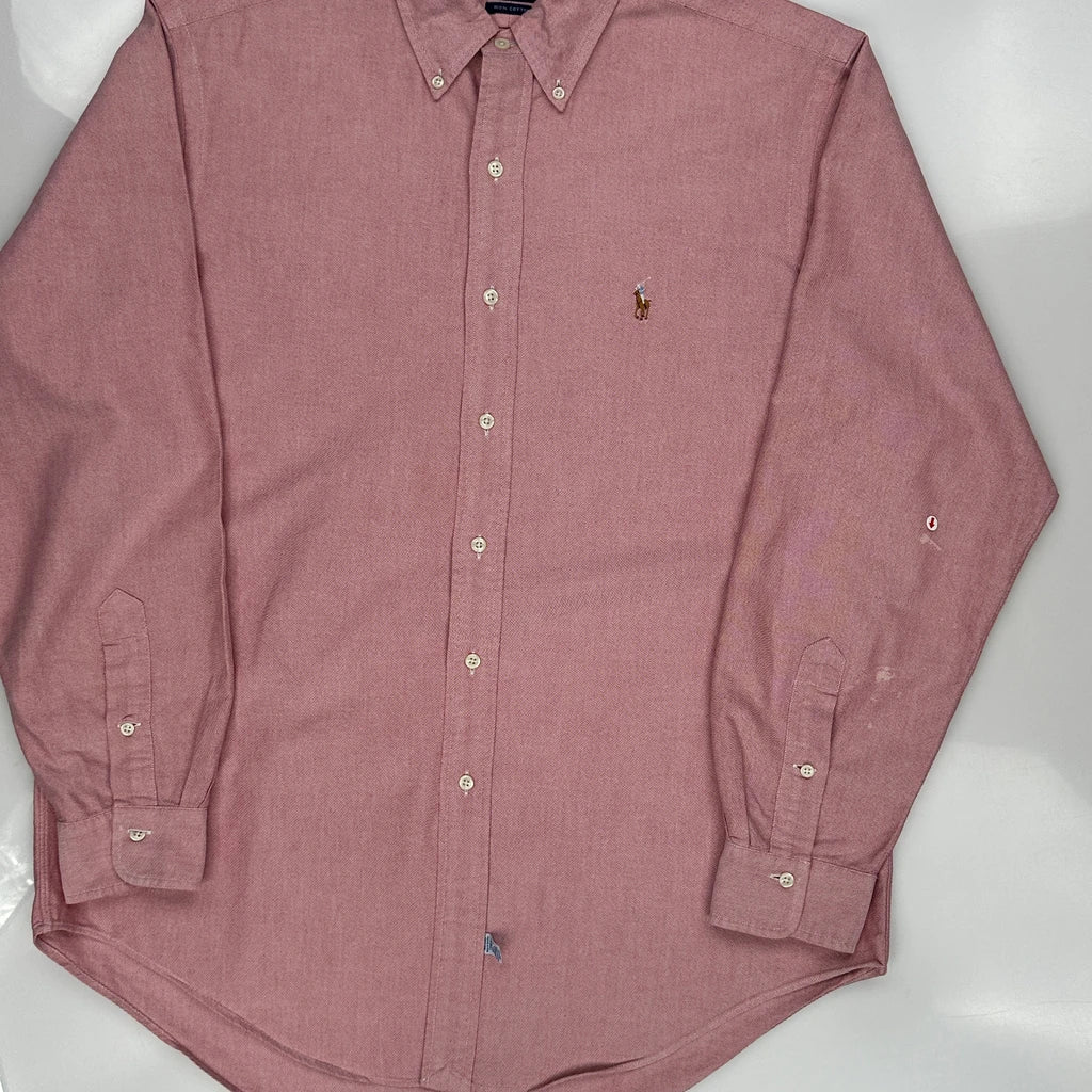 Ralph Lauren Shirt - Large Red Cotton - Image 3