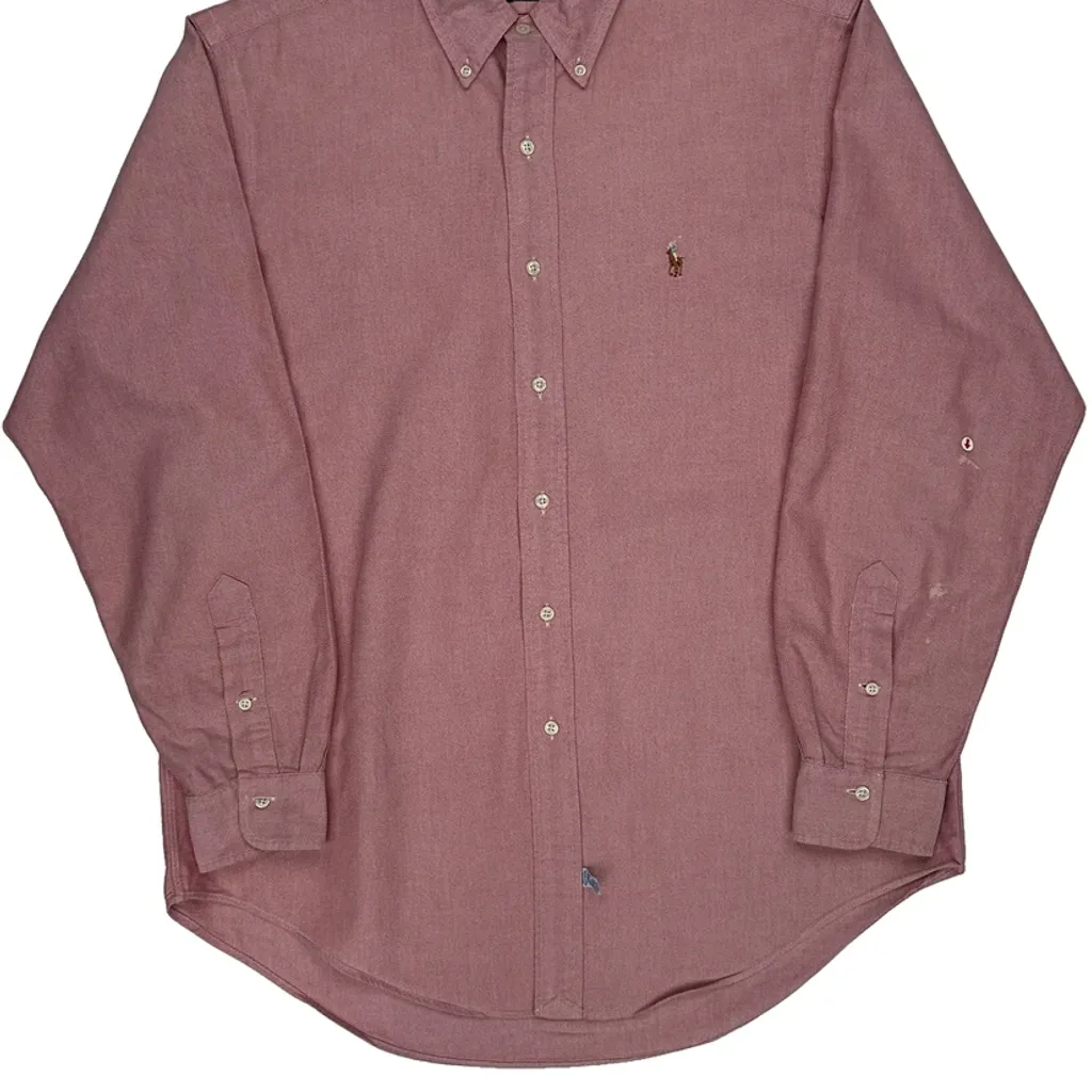 Ralph Lauren Shirt - Large Red Cotton - Image 9
