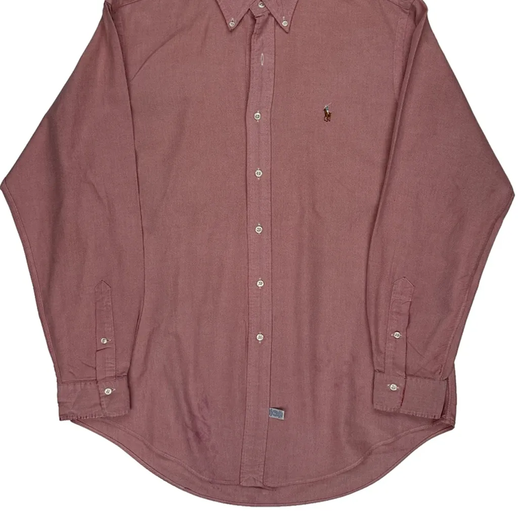 Ralph Lauren Shirt - Large Red Cotton - Image 4
