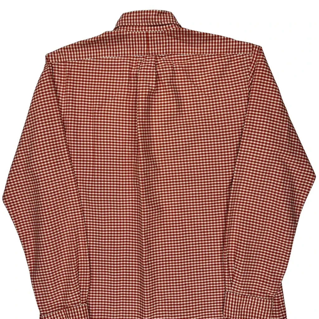 Ralph Lauren Checked Shirt - Medium Red Cotton - Image 7
