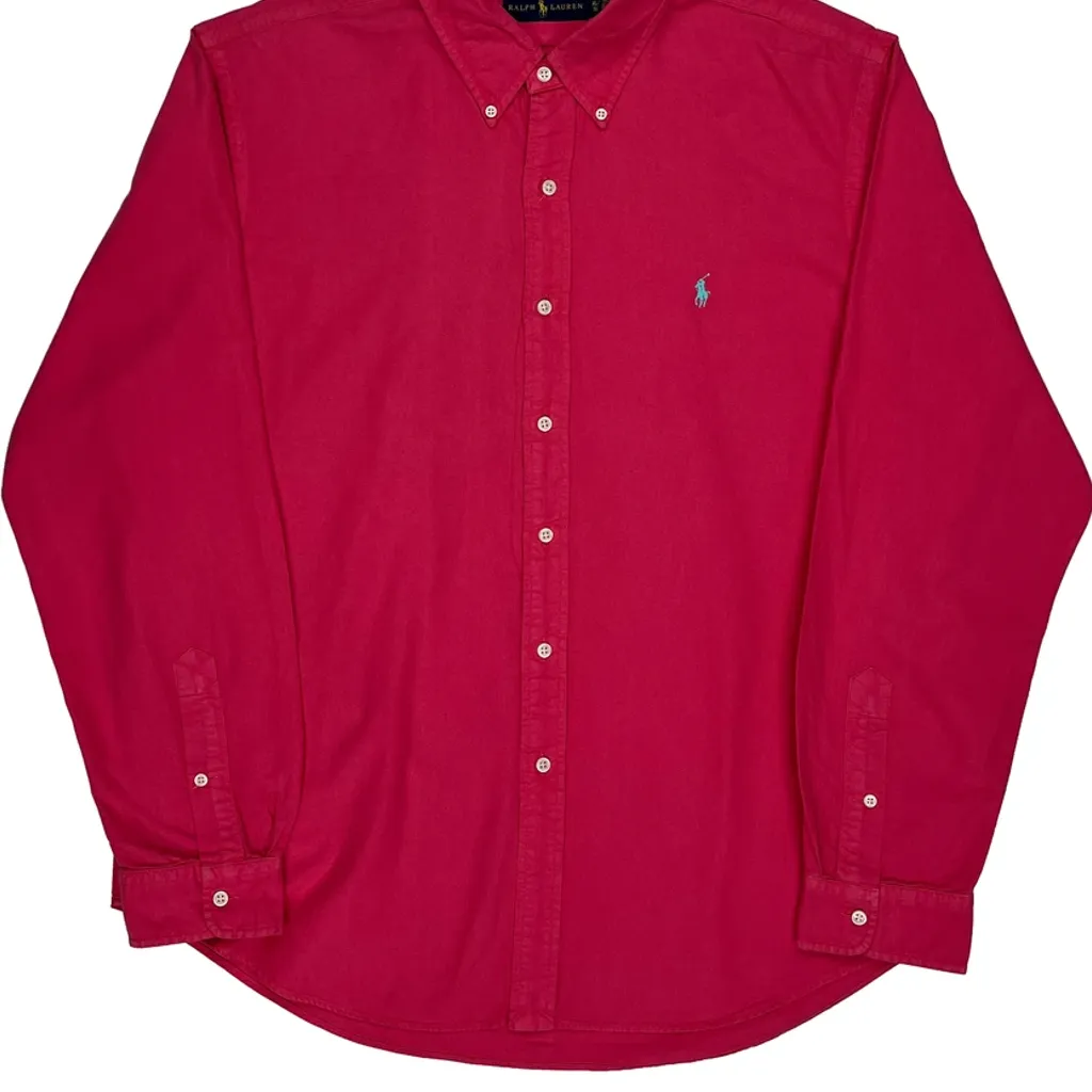 Ralph Lauren Shirt - XL Red Cotton - Image 5