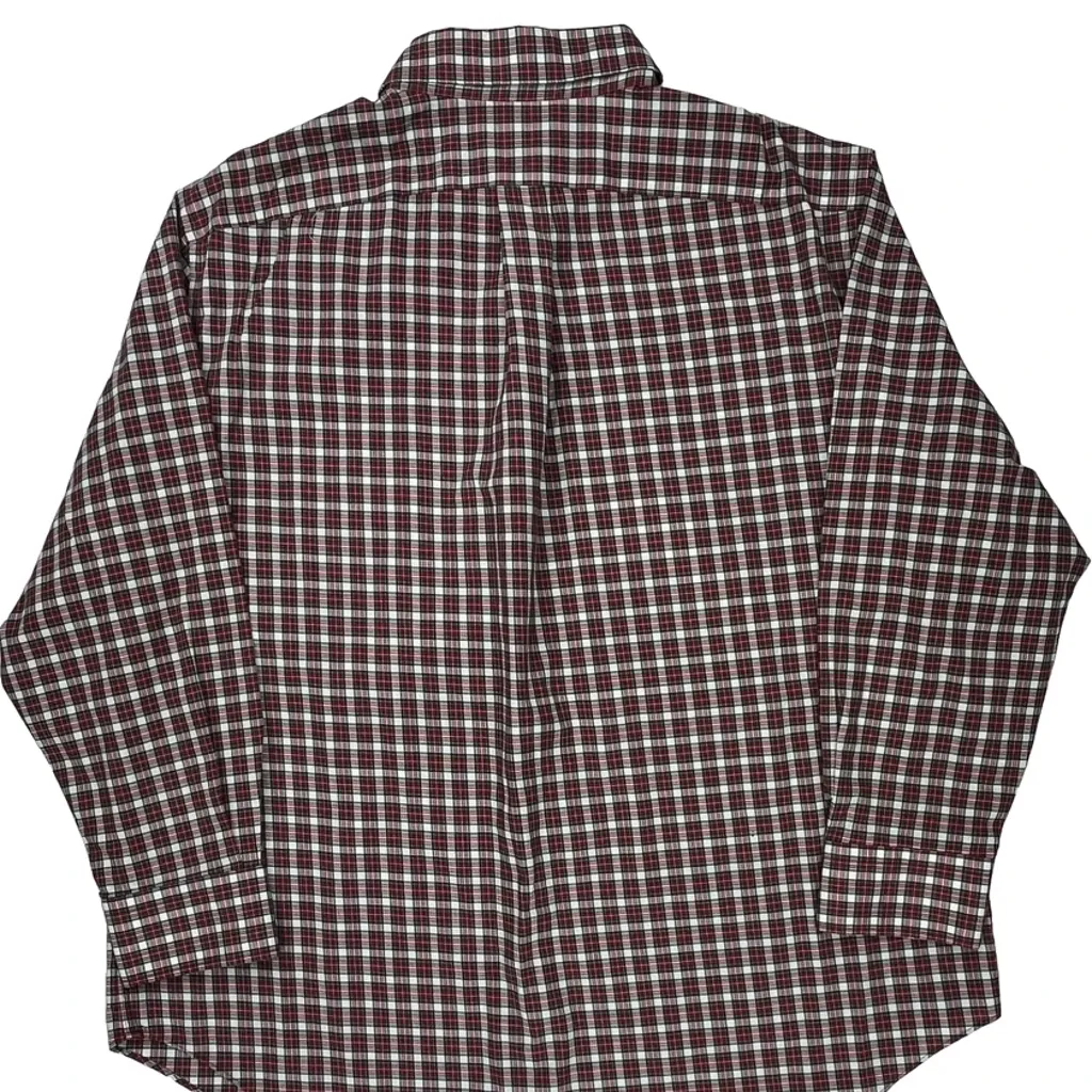 Ralph Lauren Checked Shirt - XL Red Cotton - Image 7