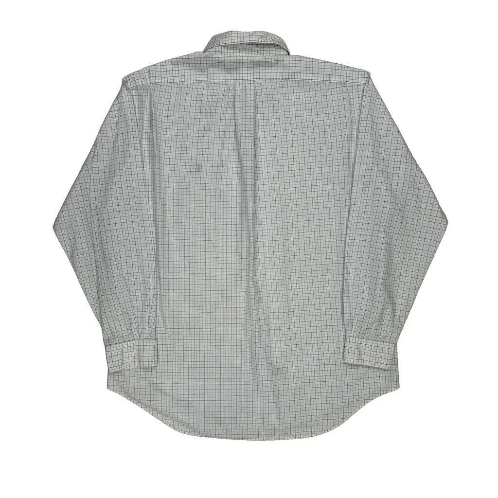 Ralph Lauren Checked Shirt - Large White Cotton - Image 2
