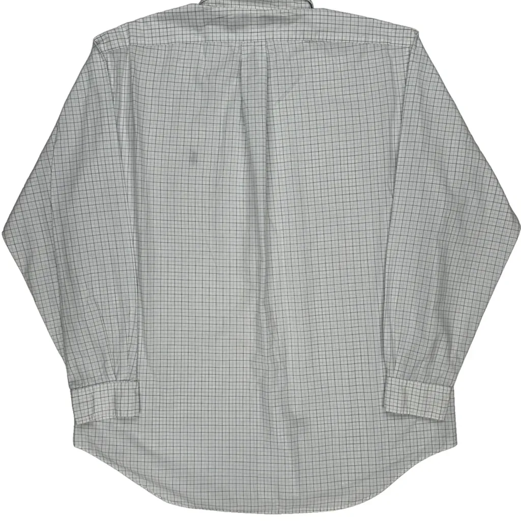 Ralph Lauren Checked Shirt - Large White Cotton - Image 6