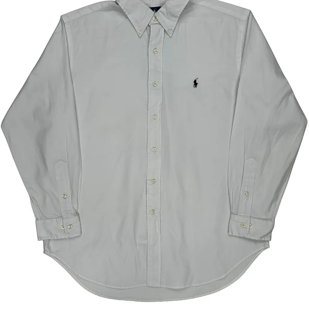 Ralph Lauren Shirt - Large White Cotton - Image 4