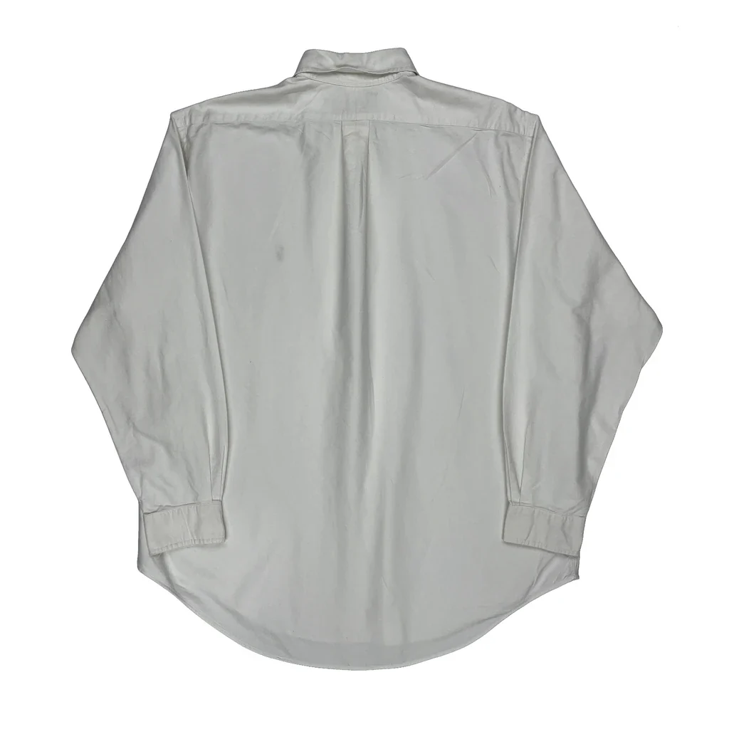 Ralph Lauren Shirt - Large White Cotton - Image 2