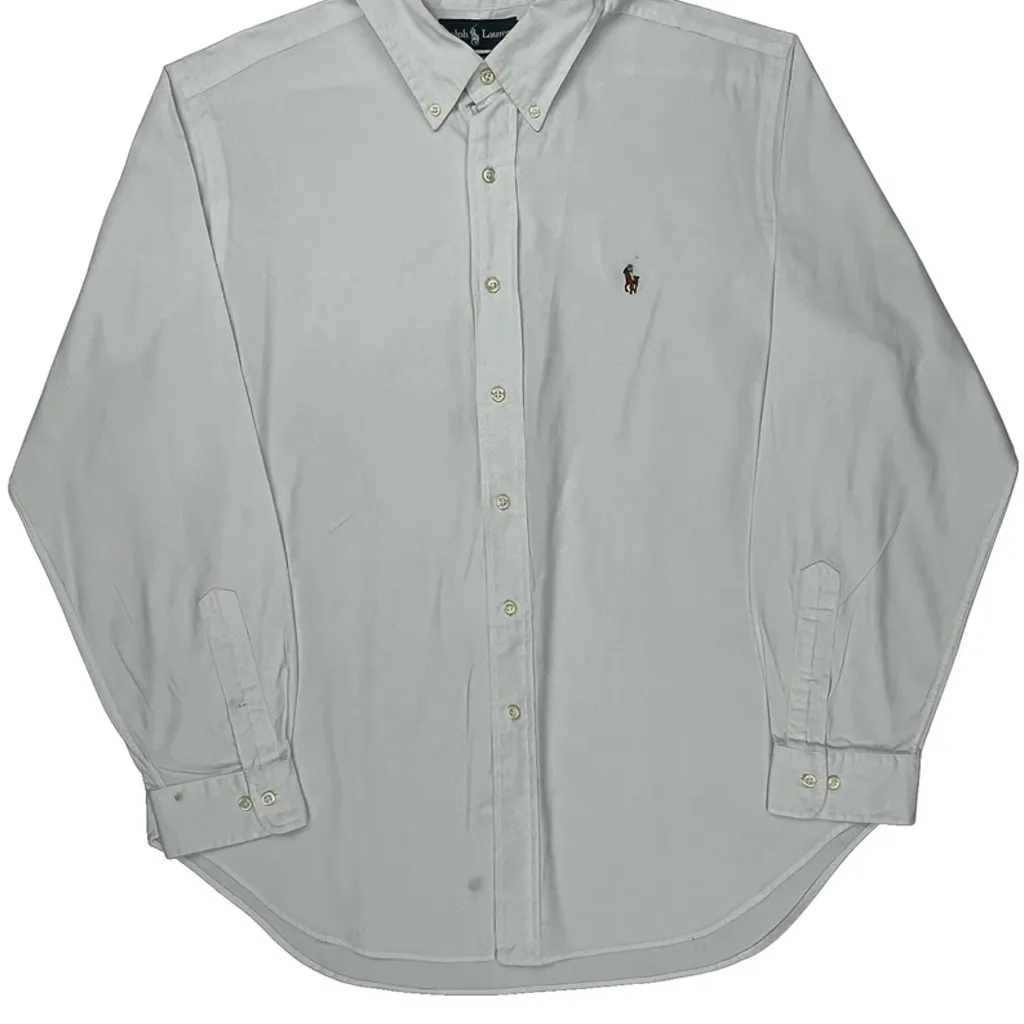 Ralph Lauren Shirt - Large White Cotton - Image 5