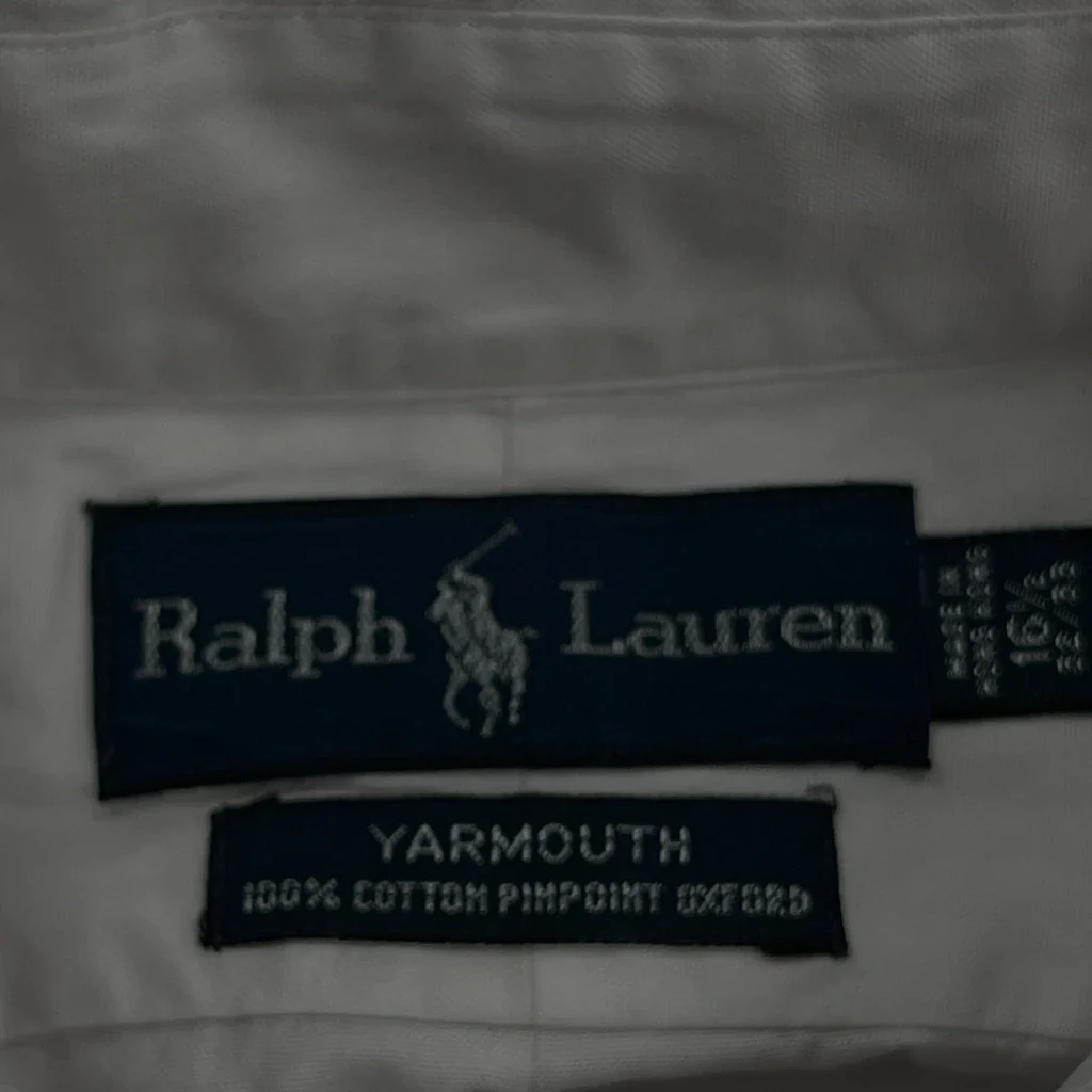 Ralph Lauren Shirt - Large White Cotton - Image 3