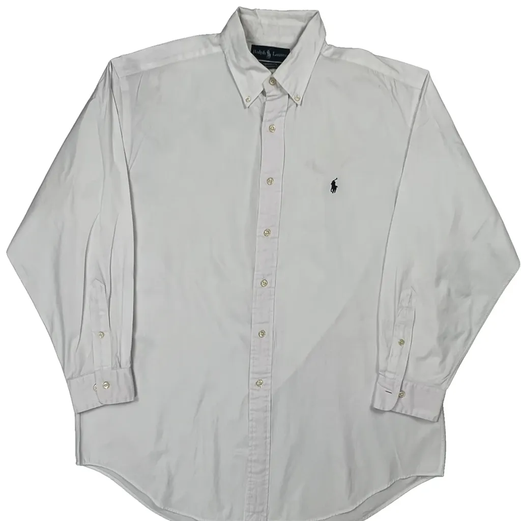 Ralph Lauren Shirt - Large White Cotton - Image 4