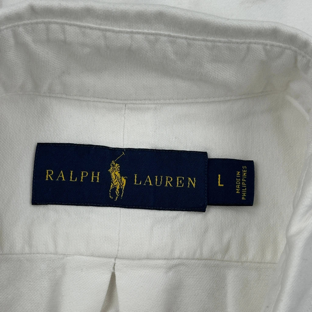 Ralph Lauren Shirt - Large White Cotton - Image 3