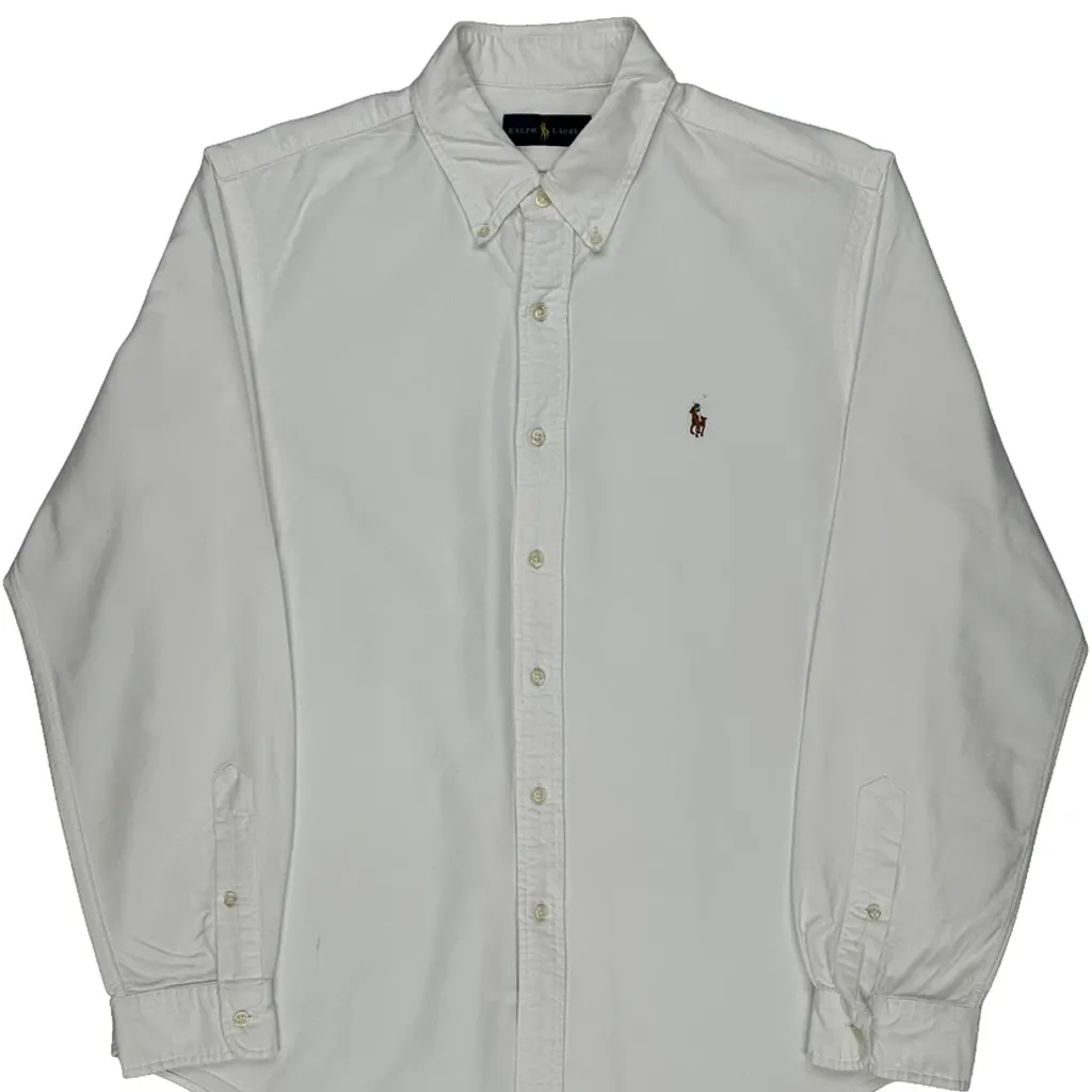 Ralph Lauren Shirt - Large White Cotton - Image 4