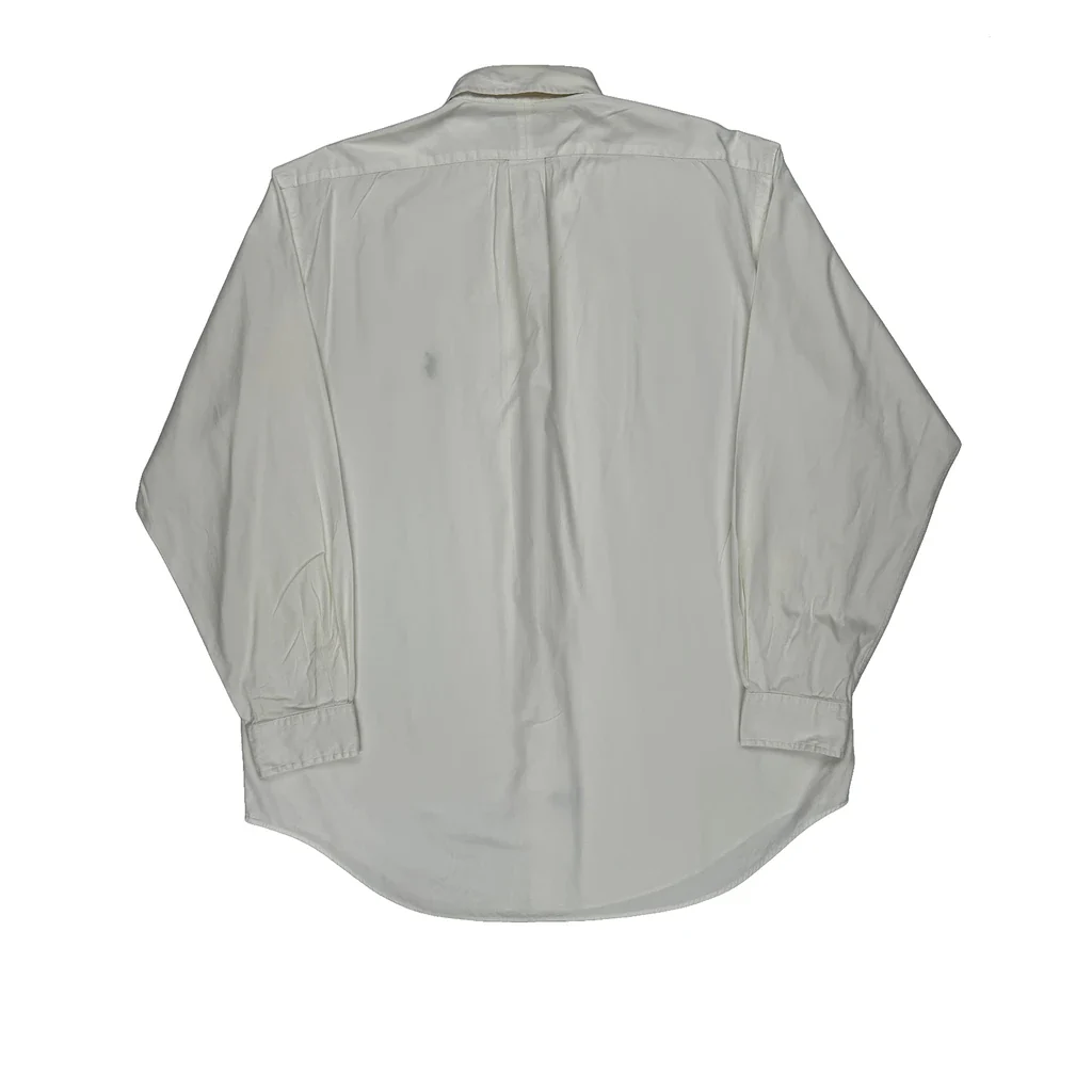 Ralph Lauren Shirt - Large White Cotton - Image 2