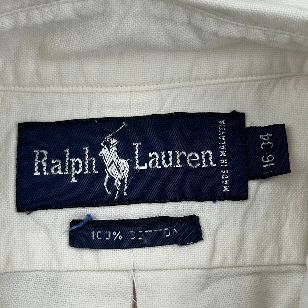 Ralph Lauren Shirt - Large White Cotton - Image 3