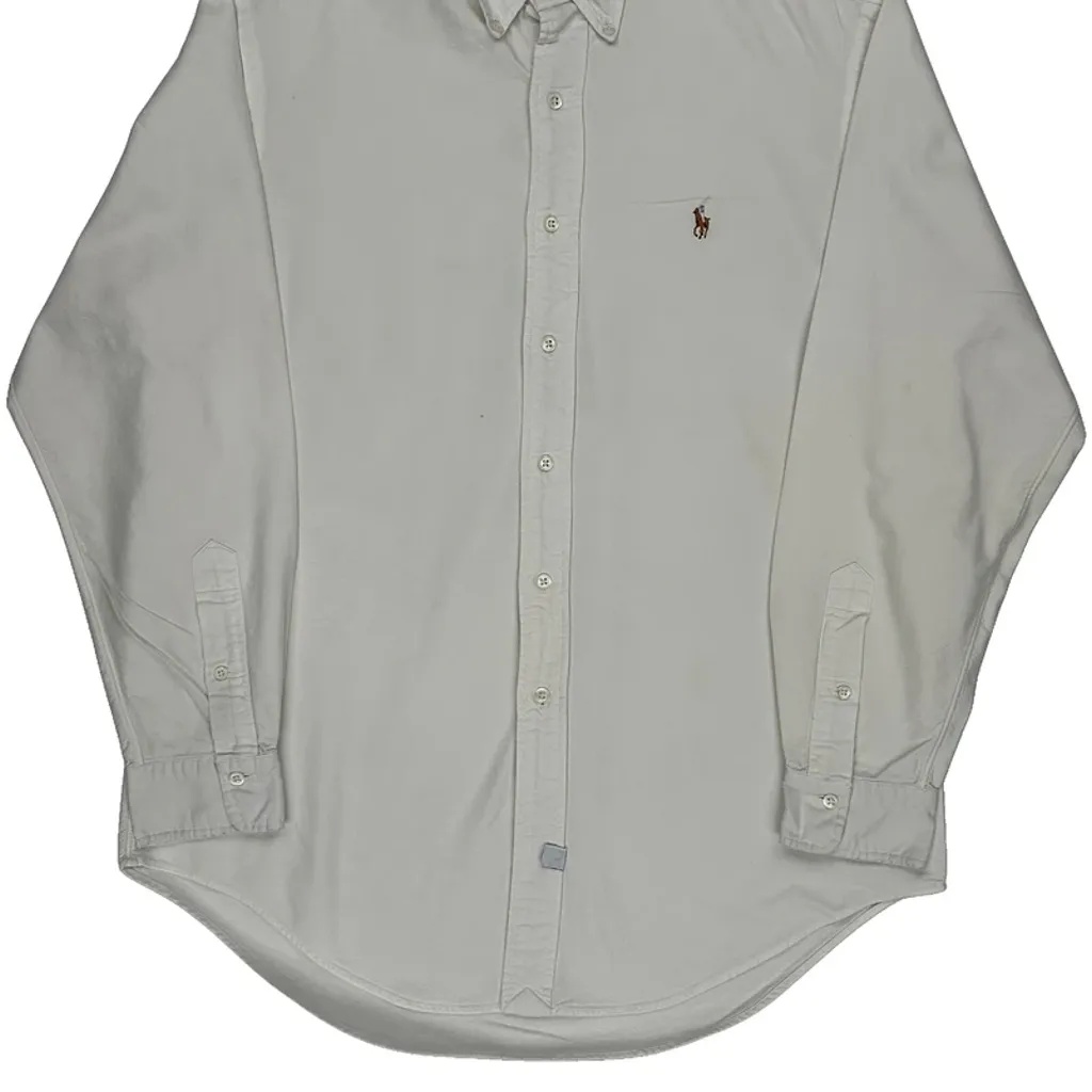 Ralph Lauren Shirt - Large White Cotton - Image 4