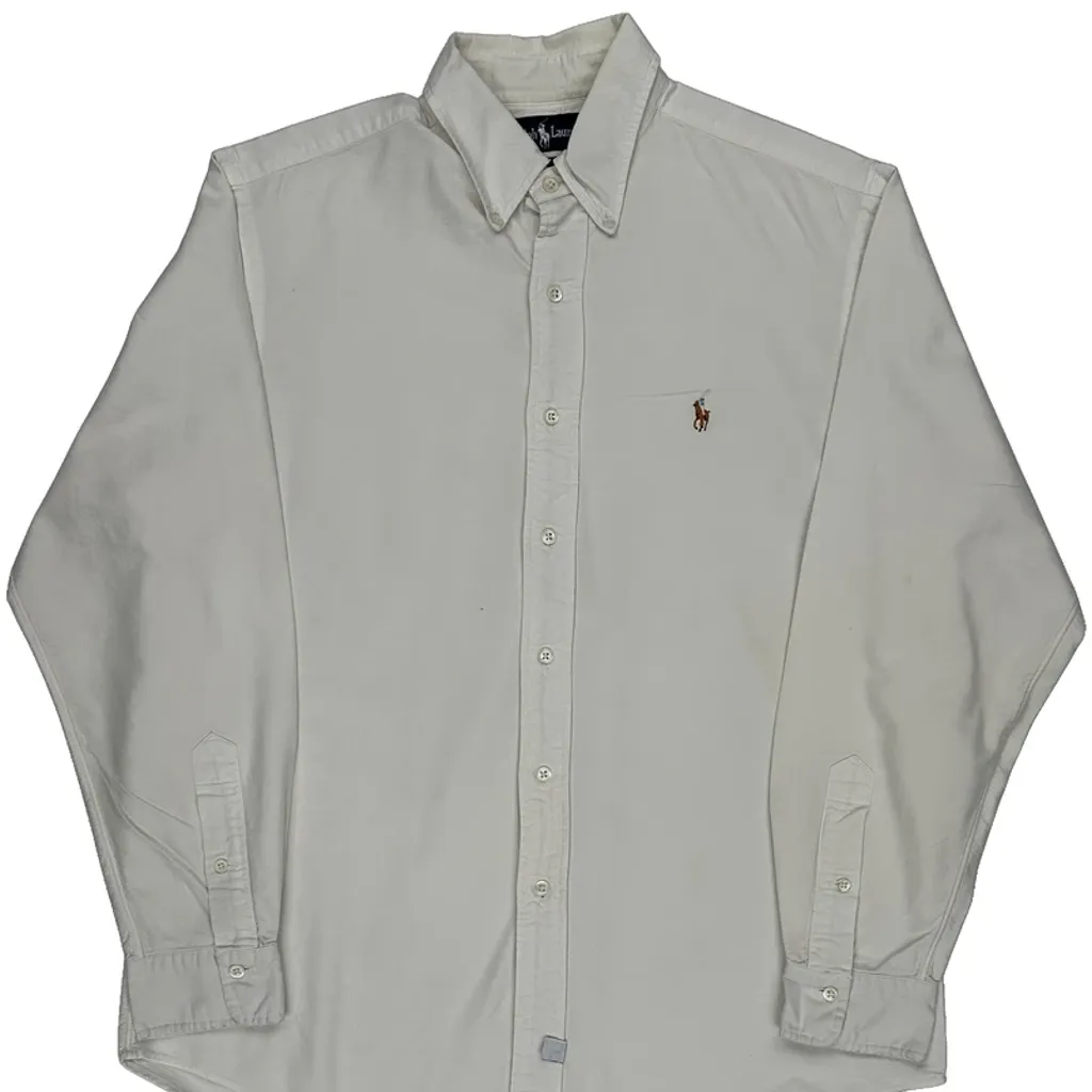 Ralph Lauren Shirt - Large White Cotton - Image 5