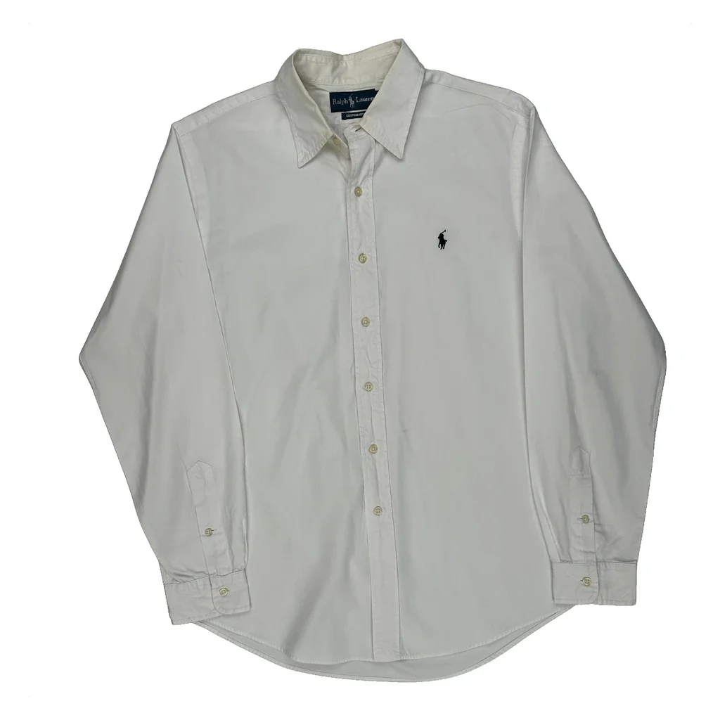 Ralph Lauren Shirt - Large White Cotton