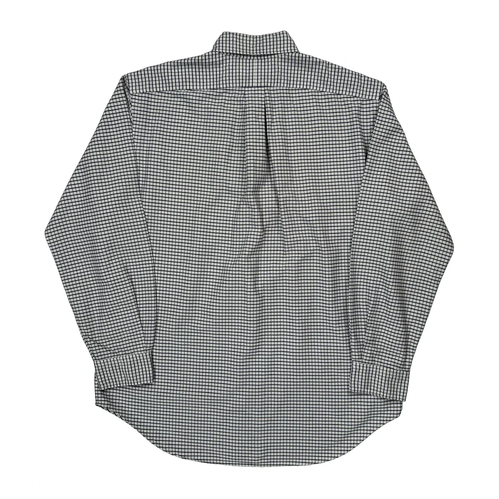 Ralph Lauren Checked Shirt - Large White Cotton - Image 2