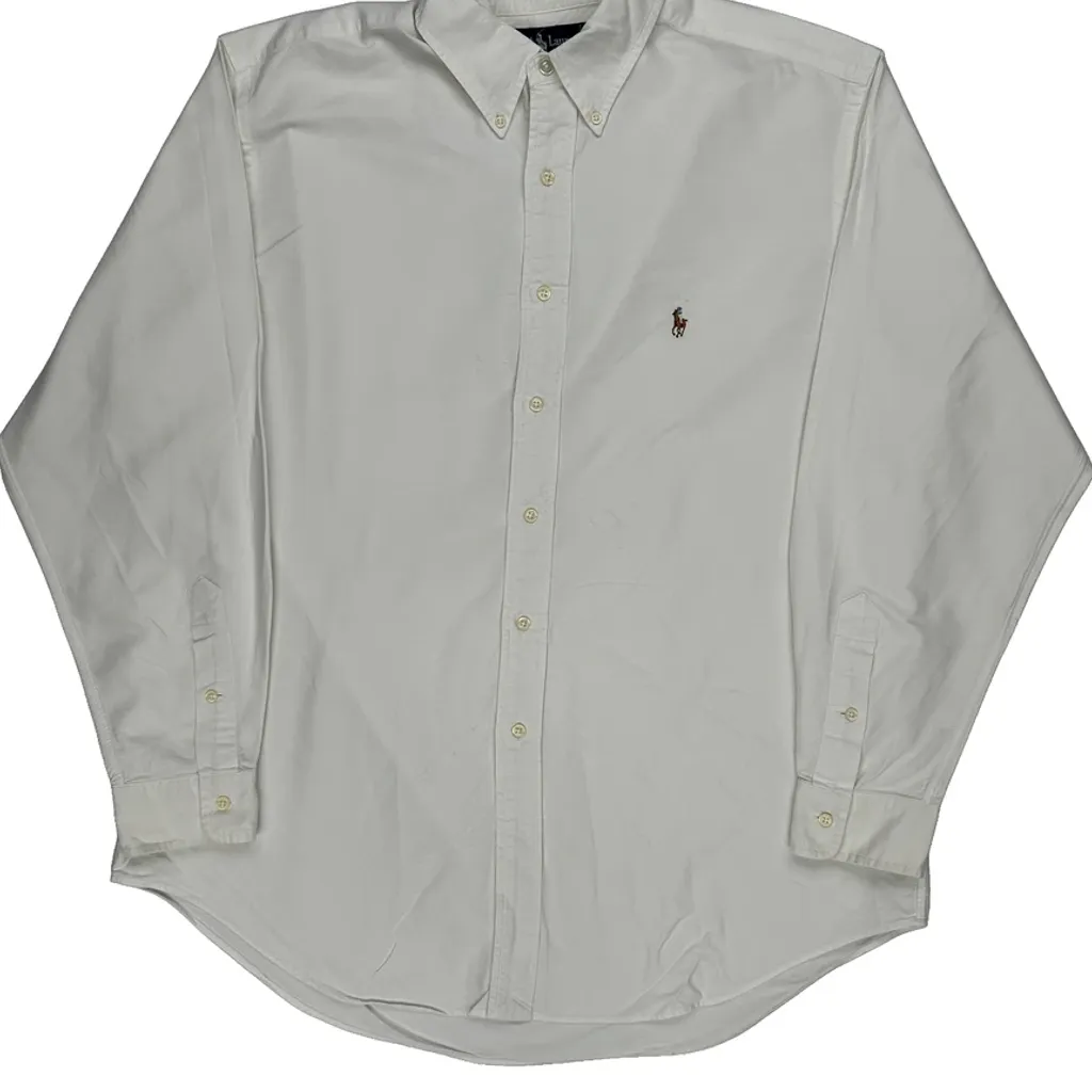 Ralph Lauren Shirt - Large White Cotton - Image 5